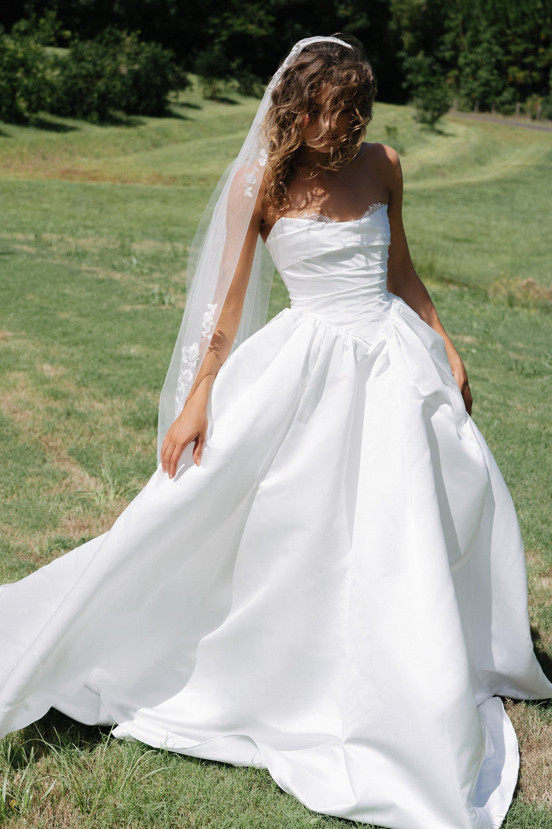 Pierlot Veil | Floral Tulle Veil – Grace Loves Lace US