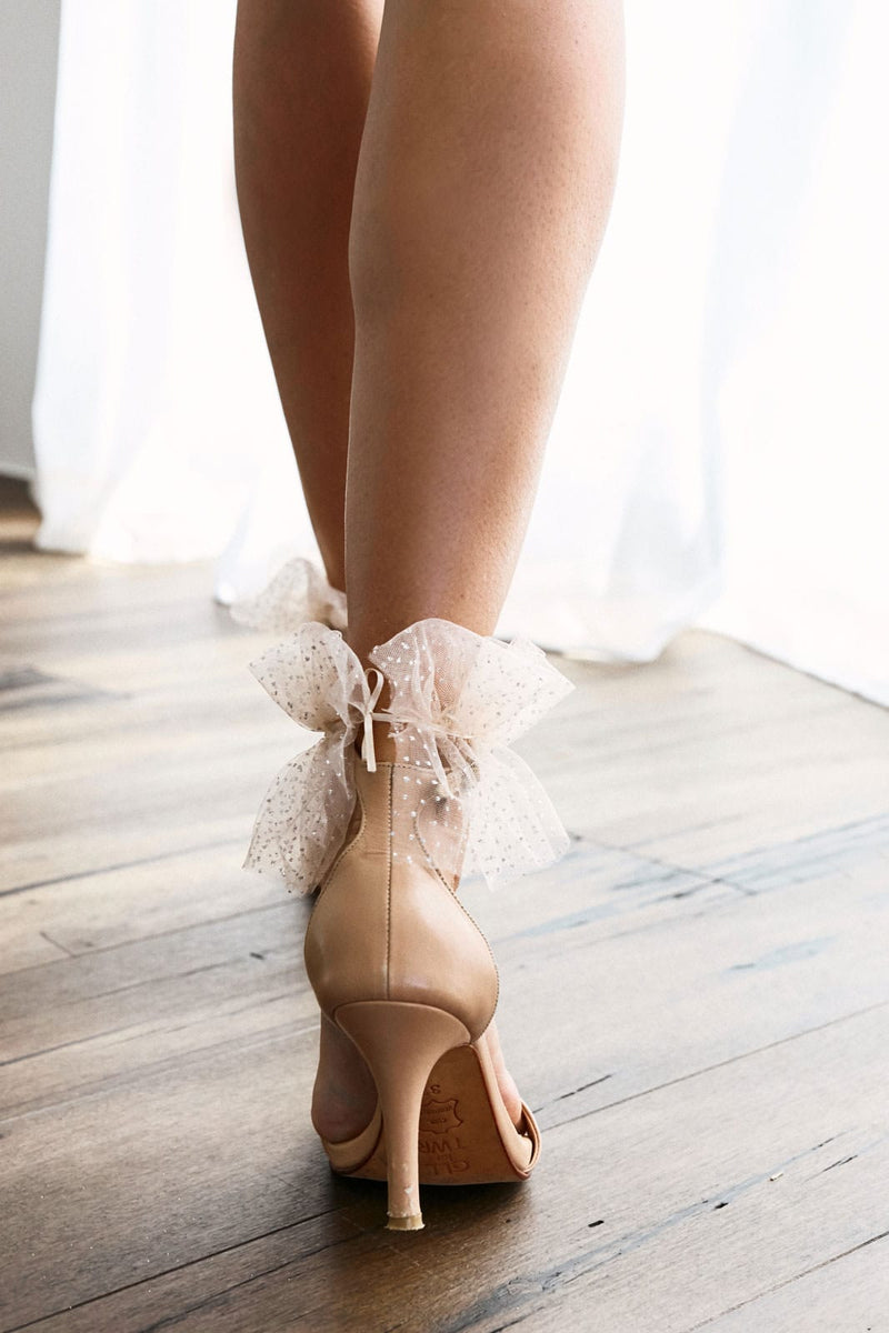 Dita Heels Sand | Bridal Shoes – Grace Loves Lace CA