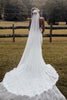 Grace Loves Lace Pearly Long Bridal Veil