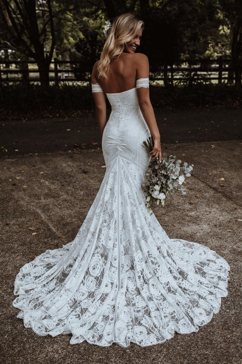 Low Back Gowns  Handcrafted Dresses – Grace Loves Lace US
