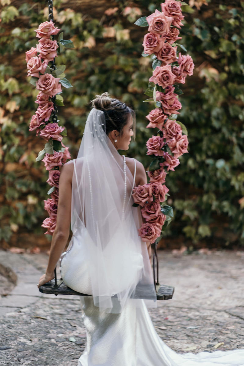 RAW LACE AND ITALIAN TULLE BRALETTE