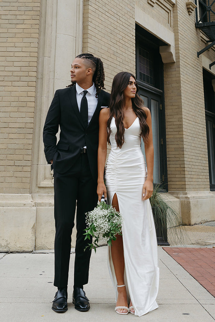 La novia Grace Jaiden en Zsa Zsa