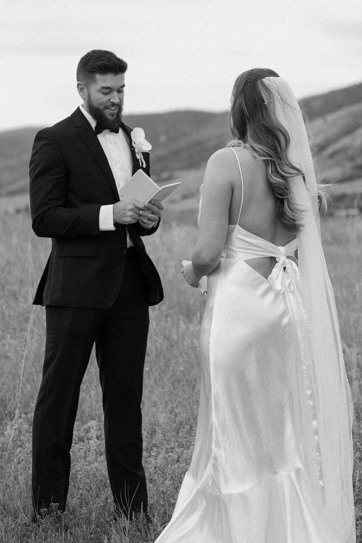 Grace Bride Taylor con el vestido Aura