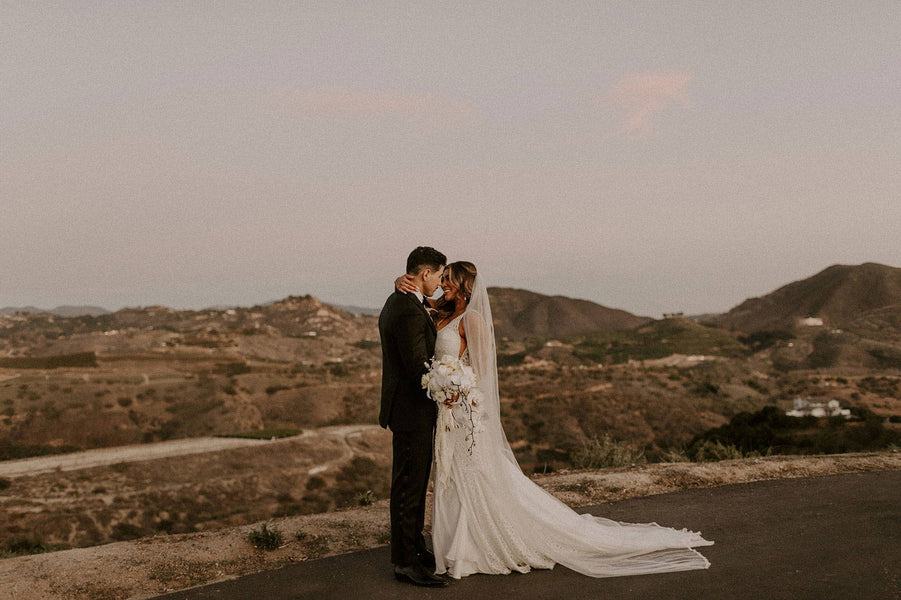 Juan & Ashley in the Chelo Gown