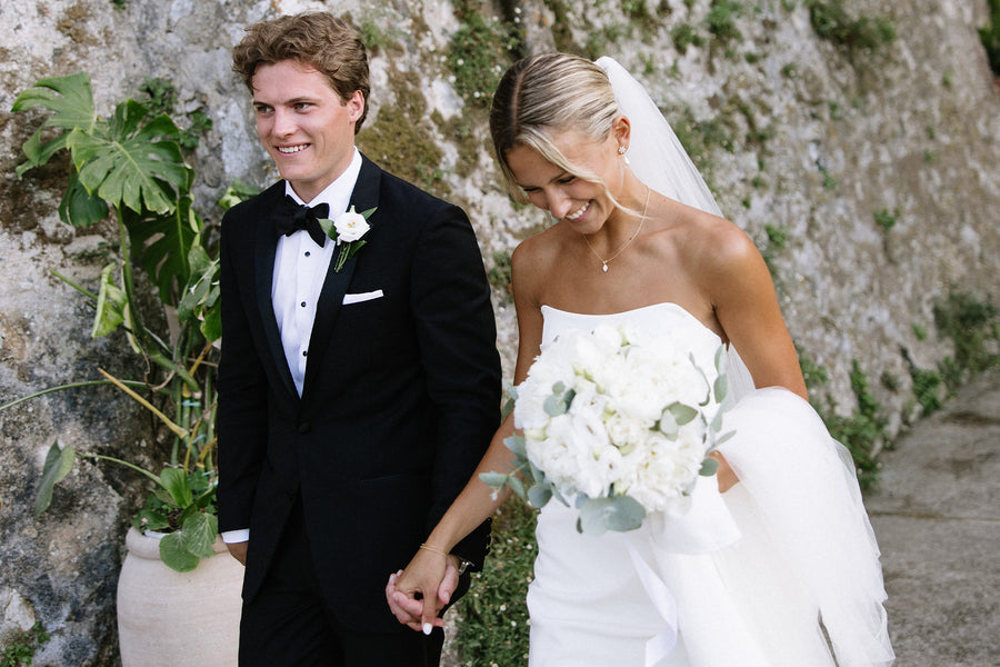 Gabe and Elizabeth in the Phoebe Gown