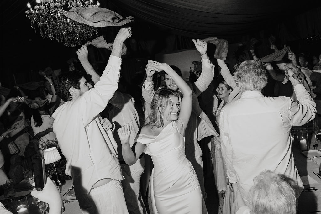 Grace and Thomas in the Vittoria, Birdie & Ravella Gown