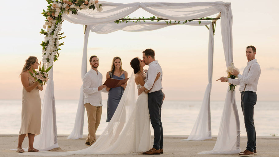 Clayton & Tina in the Noah Gown