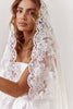 Mantilla Veil with Wedding Dress