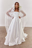 Mantilla Veil with Wedding Dress