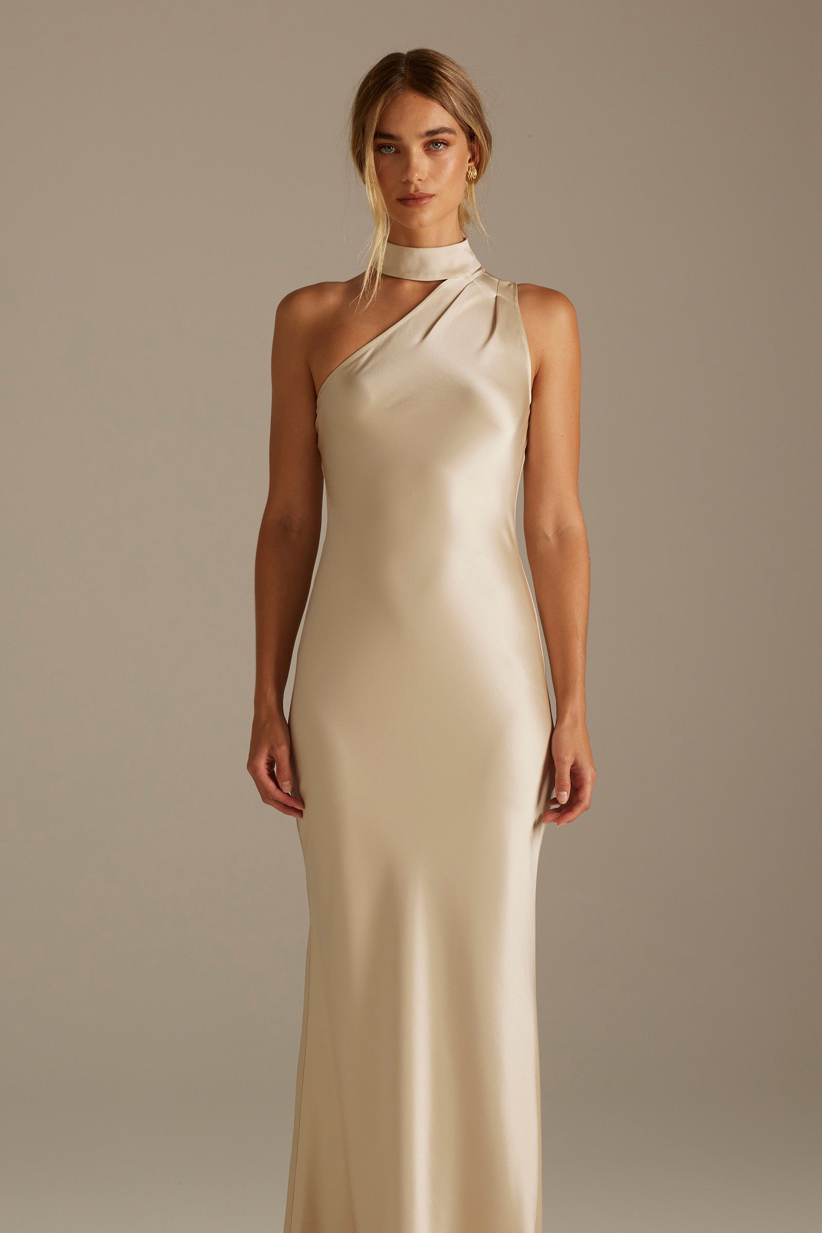 Satin Bridesmaid Dress Prom Dress Champagne L Billie Champagne by Grace Loves Lace Satin Bridesmaid Dress Prom Dress Champagne L Billie Champagne by Grace Loves Lace