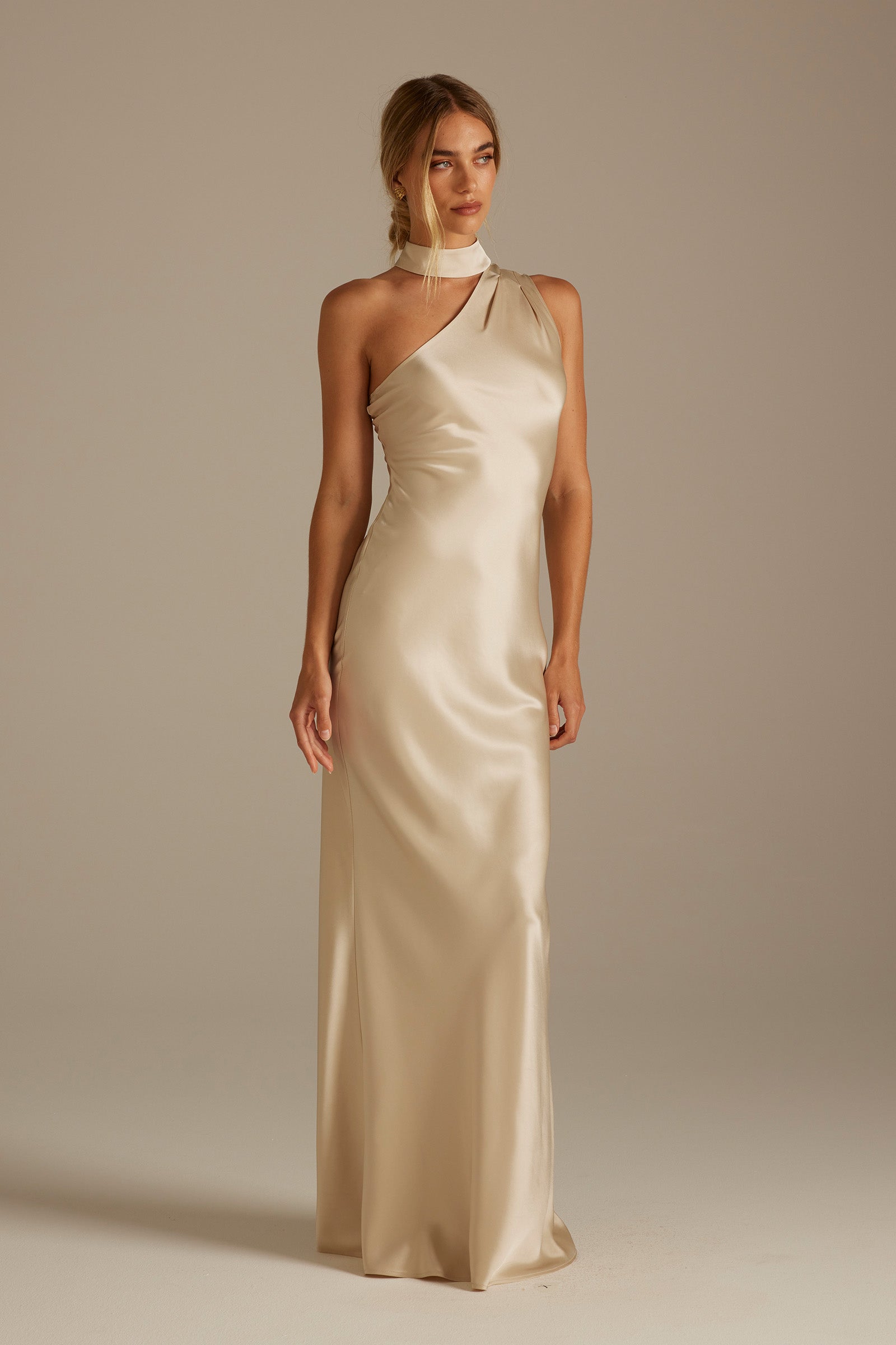 Satin Bridesmaid Dress Prom Dress Champagne L Billie Champagne by Grace Loves Lace Satin Bridesmaid Dress Prom Dress Champagne L Billie Champagne by Grace Loves Lace