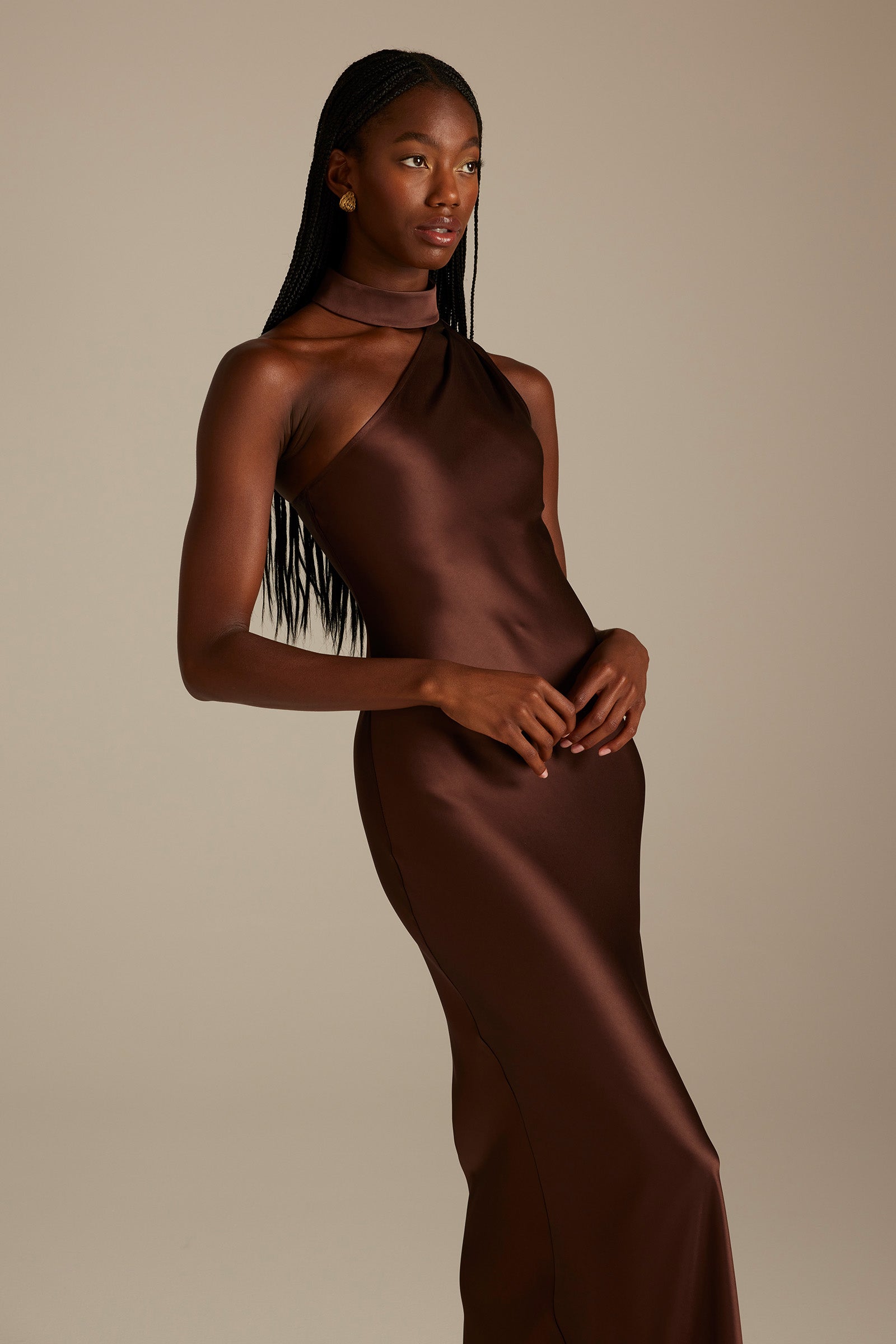 maguire satin maxi dress Maguire Maxi Dress Purple