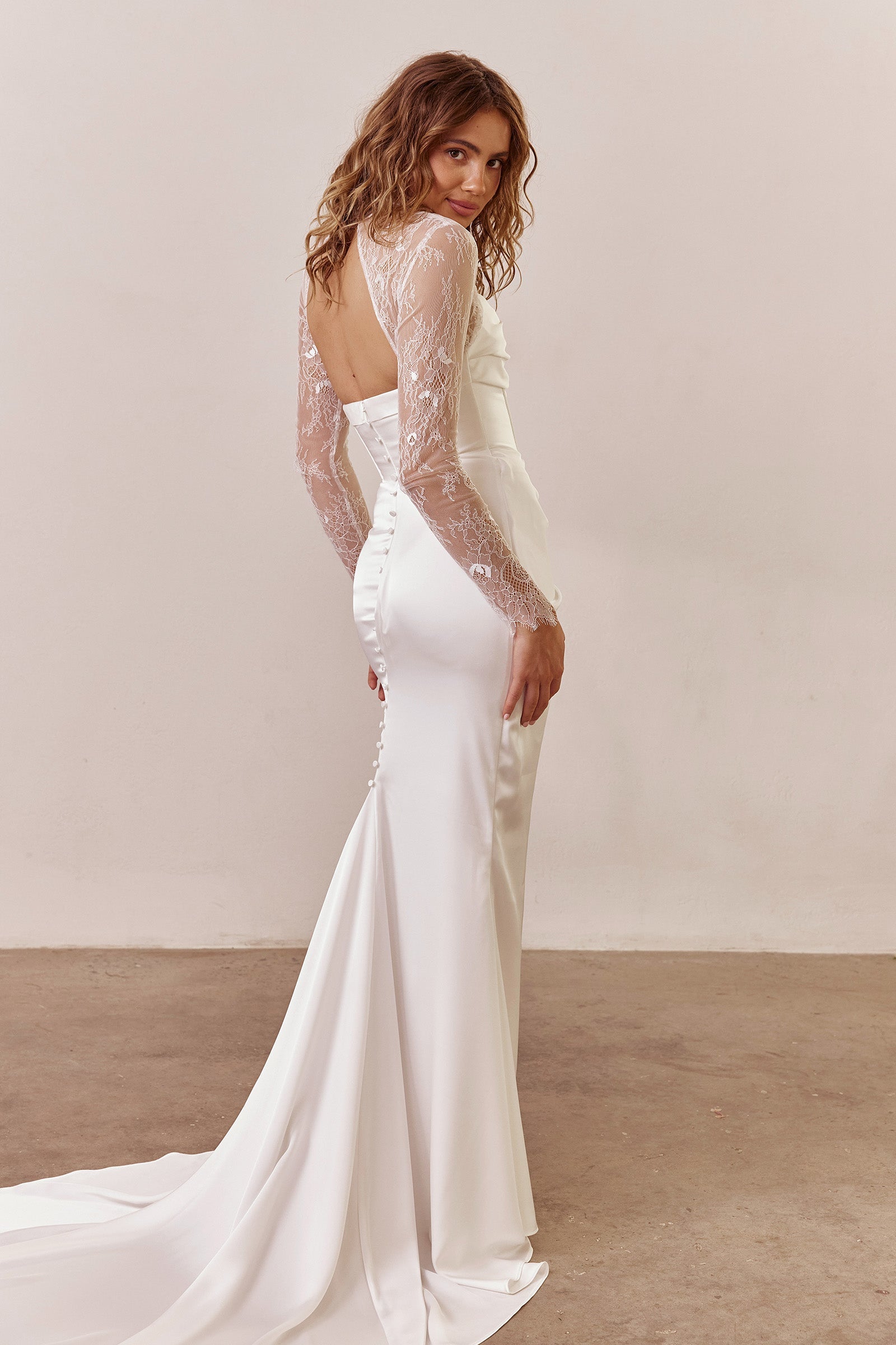 Bridal Bodysuit Chantilly Lace Long Sleeve Ivory Lace L Chantilly Bodysuit by Grace Loves Lace Bridal Bodysuit Chantilly Lace Long Sleeve Ivory Lace L Chantilly Bodysuit by Grace Loves Lace