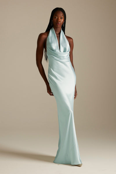 pastel blue satin dress Sweetheart Neck Sky Blue Satin Long Prom Dresses, Light Blue Long Sati –  jbydress