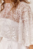 Beaded Sparkly Wedding Shawl embellished details