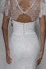 Button detailing of the Filamena gown