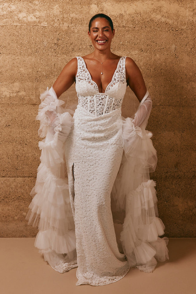 Jagger Robe | Bridal Robe – Grace Loves Lace US