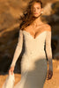 Gigi Lace Long Sleeve Wedding Dress_XS_