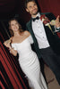 Off-the-shoulder crepe wedding dress_M_