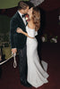 Off-the-shoulder crepe wedding dress_M_