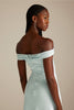 Kai Off the Shoulder Blue Bridesmaids Dress_XS_