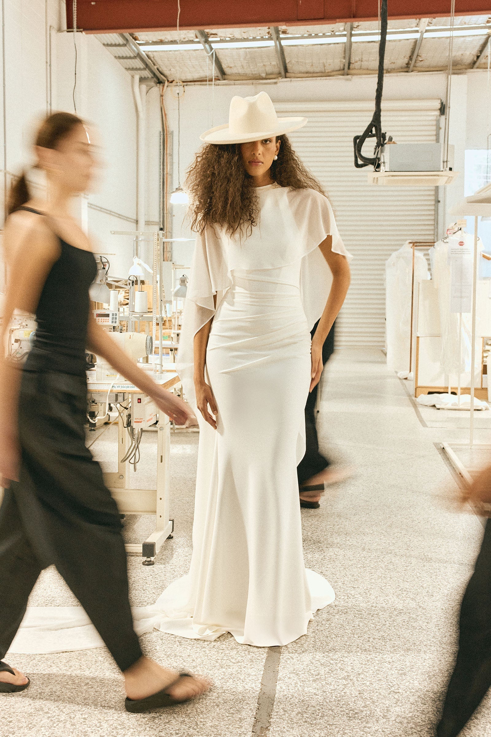 grace loves lace wedding dress Satin Ivory L Dree by The Ready to Wear Orla gown is all about elegance Honey Silk | Open Back