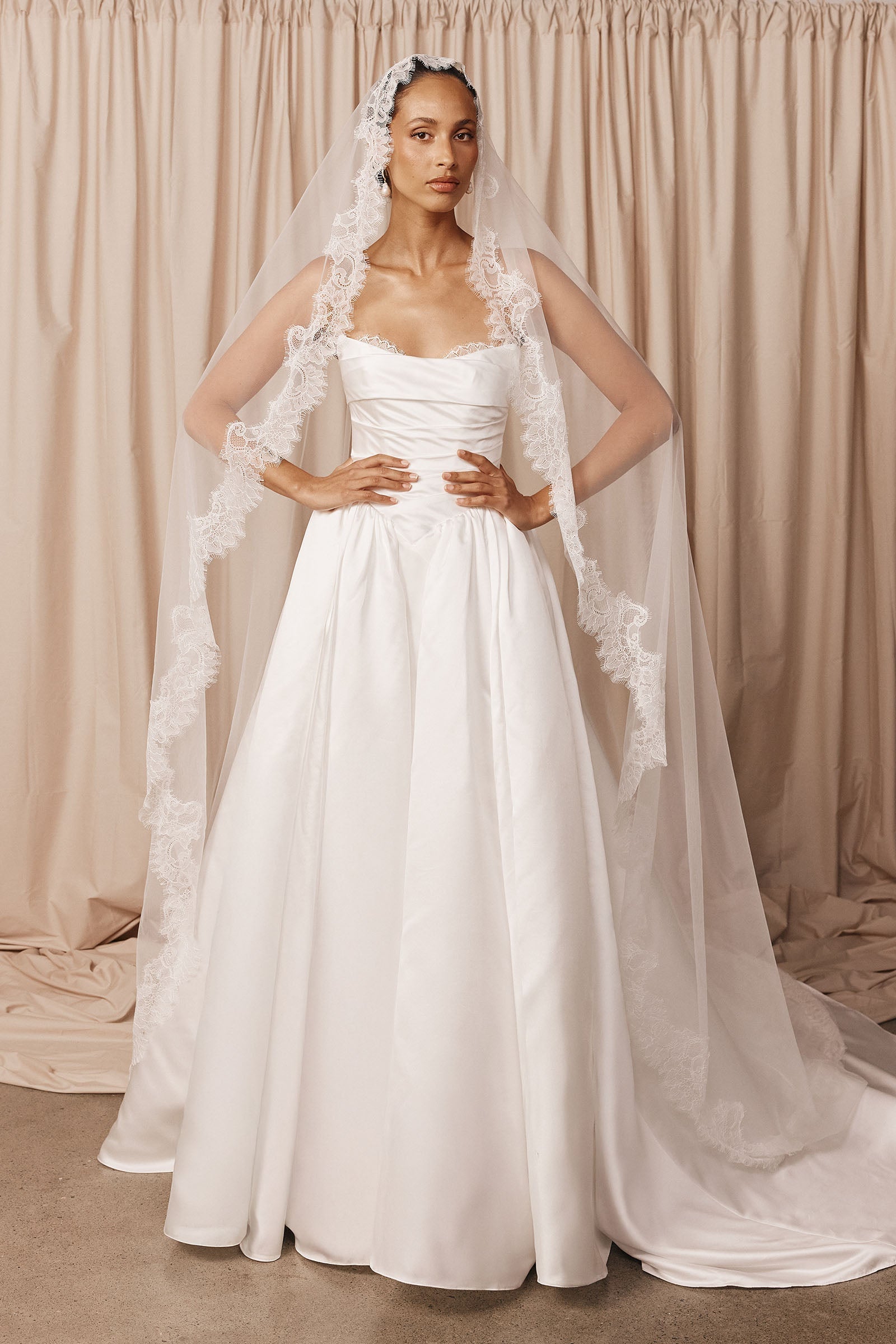 Ophelia Veil | Mantilla Wedding Veil Ophelia Veil | Mantilla Wedding Veil