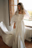 Strapless satin wedding dress and lace veil_XS_