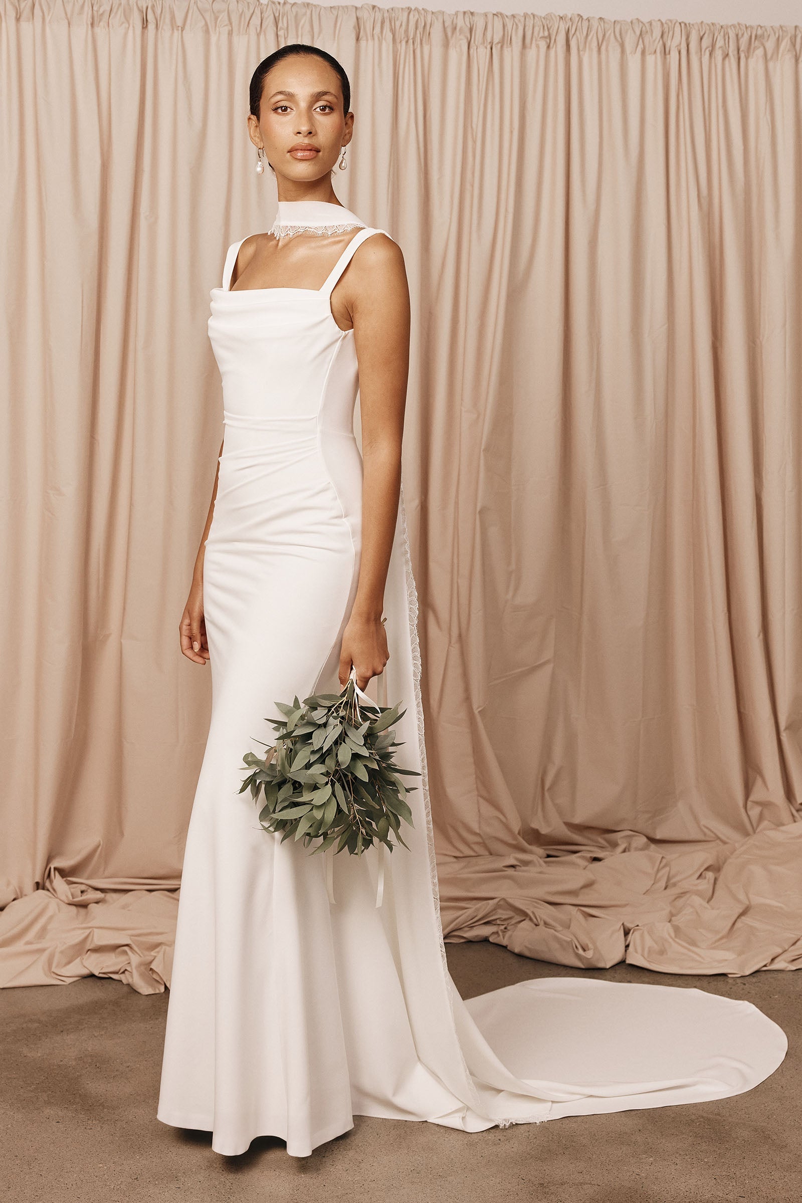 Roma Neck Scarf | Bridal Scarf Roma Neck Scarf | Bridal Scarf