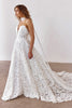 Bridal Neckscarf with lace edge detail and paired with a lace wedding dress