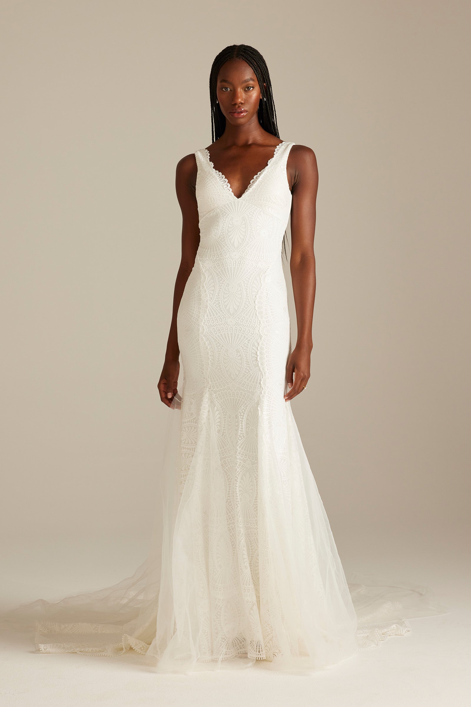 formal wear wedding dresses Giselle Dress Bridal and Cowl neckline with spaghetti straps Length Different types of wedding dresses: