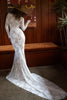 Long sleeve lace wedding dress_XS_