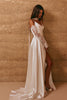 A-line Satin Wedding Dress_XS_