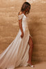 A-line Satin Wedding Dress_XS_