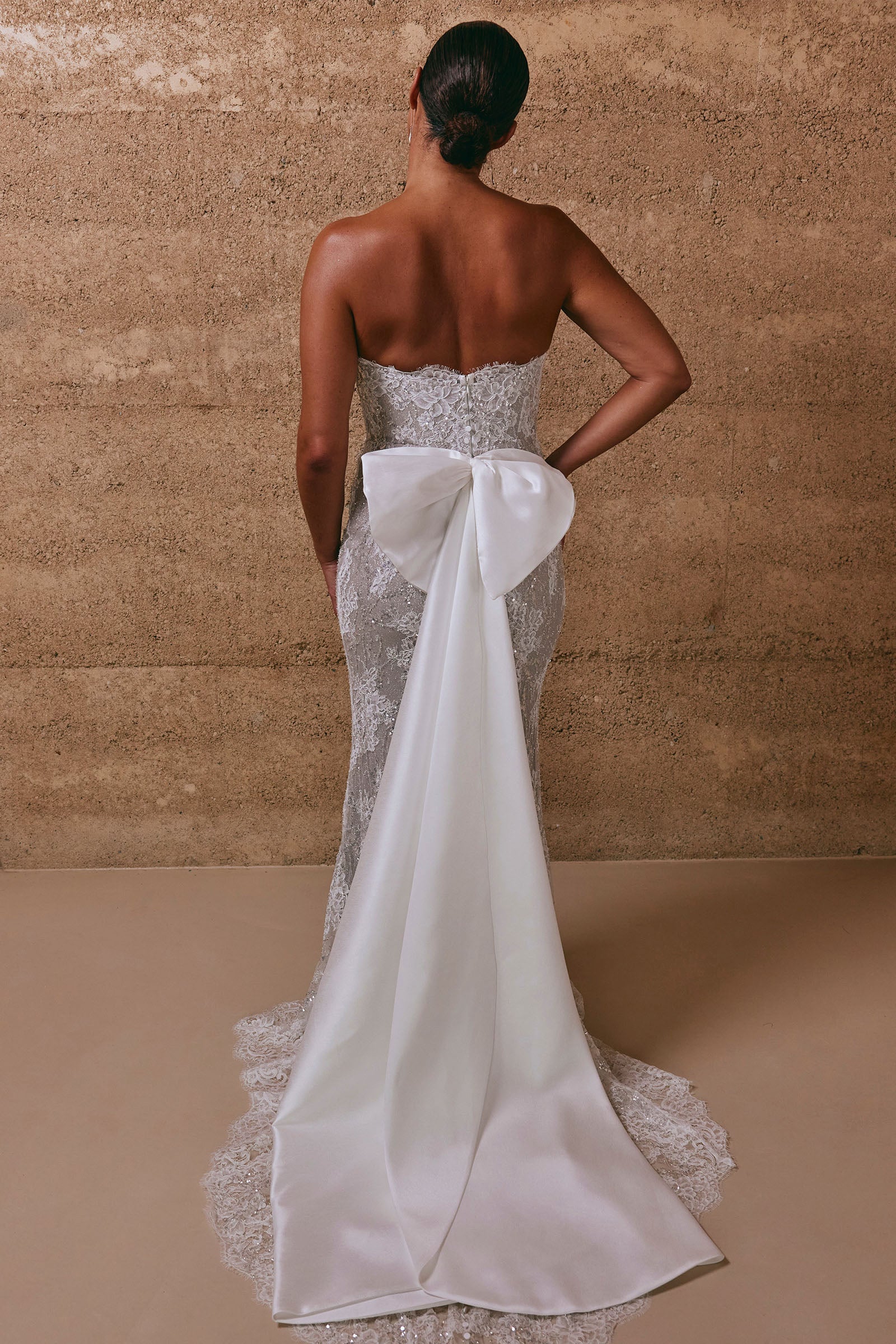 Bridal Bow Wedding Dress Bow Ivory Satin One Size Ava Detachable Bow by Grace Loves Lace Bridal Bow Wedding Dress Bow Ivory Satin One Size Ava Detachable Bow by Grace Loves Lace
