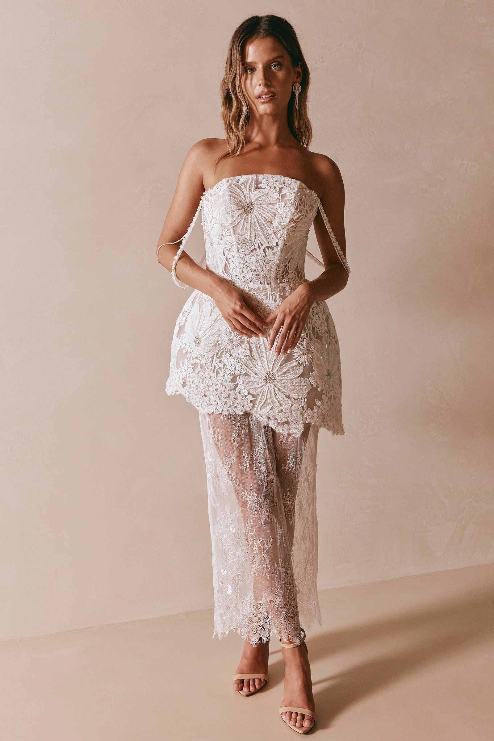 Lace Wedding Skirt Bridal Skirt Ivory Chantilly Skirt by Grace Loves Lace Lace Wedding Skirt Bridal Skirt Ivory Chantilly Skirt by Grace Loves Lace