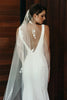 Pierlot Veil paired with the Jones Wedding Gown