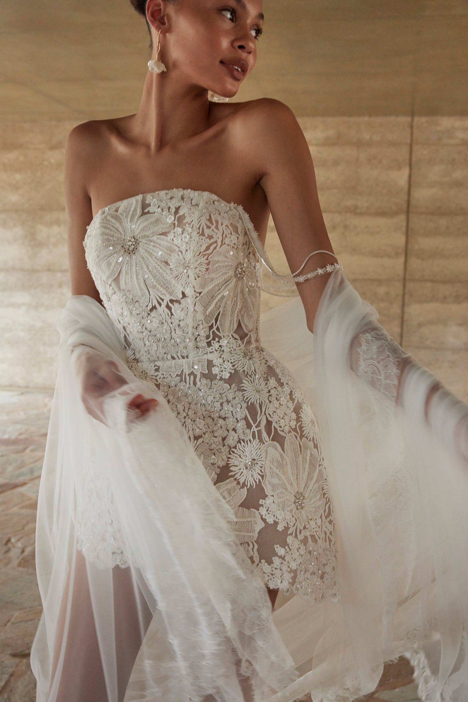 Lace Wedding Short Wedding Dress With Sheer Overlay Ravella Short Wedding Dresses Grace Loves Lace US Lace Wedding Short Wedding Dress With Sheer Overlay Ravella Short Wedding Dresses Grace Loves Lace US