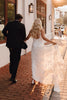 Back of Grace Loves Lace Real Bride in the Rosa Gown