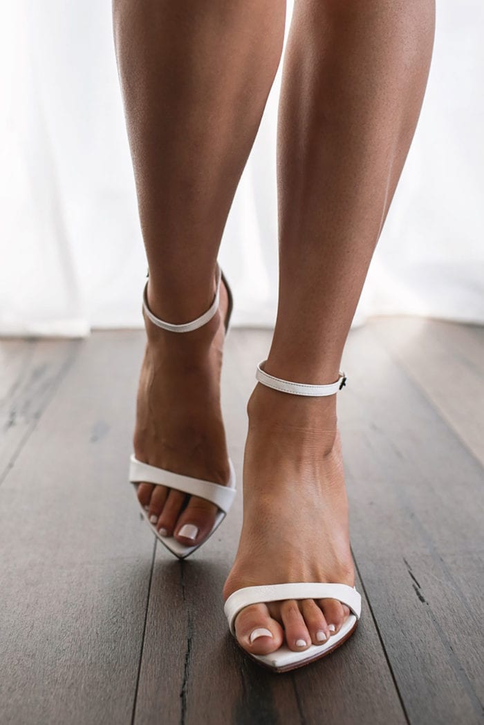 Dosa Heels White | Bridal Shoes