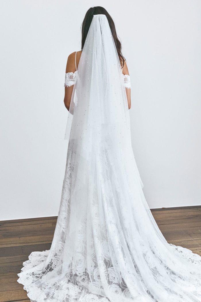 Pearly Blusher Veil | Wedding Veils