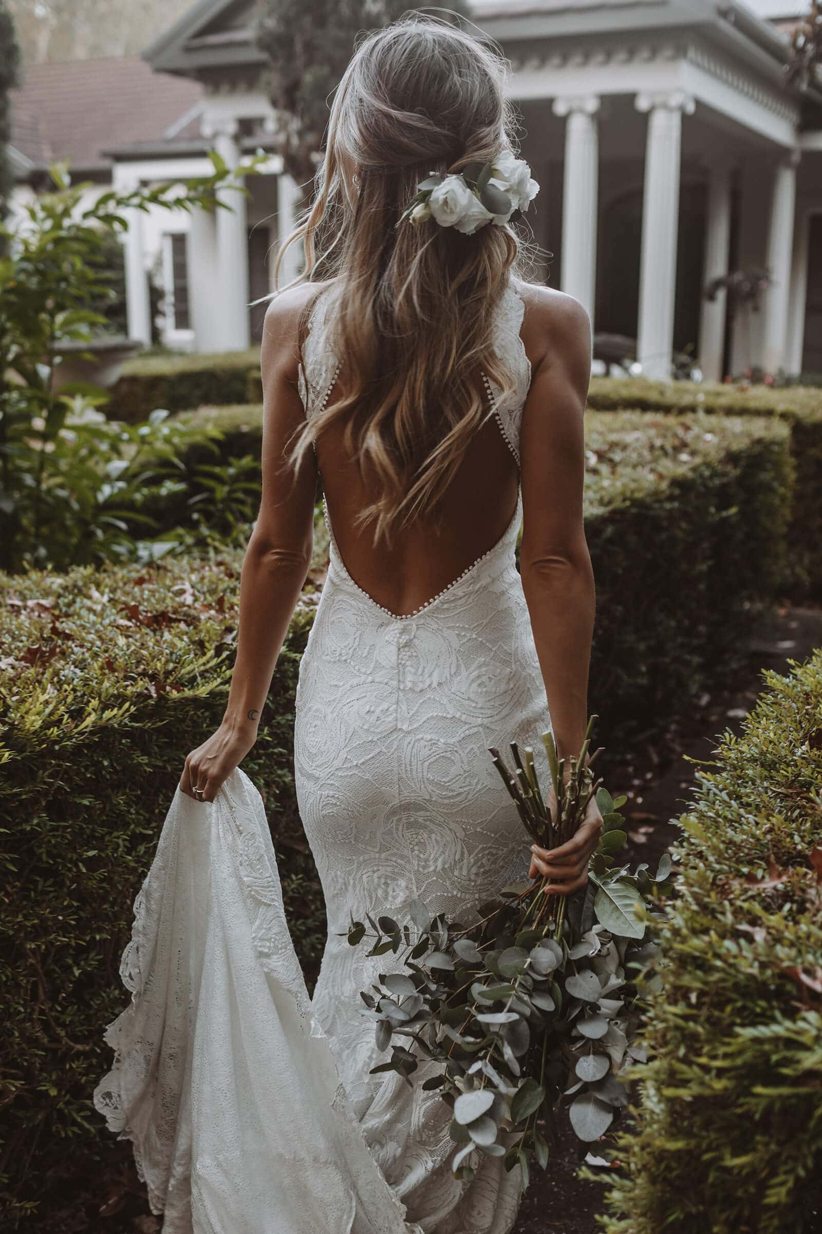 Alexandra Rose Gown | Lace Wedding Dress | Ready to Wear – Grace 