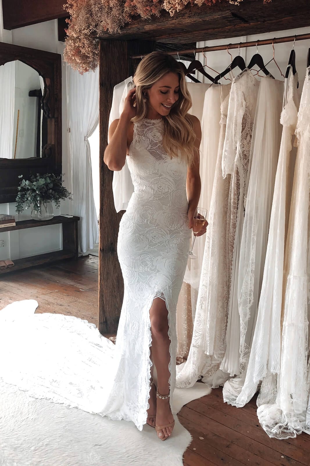 Alexandra Rose Gown | Lace Wedding Dress | Made to Order Standard 