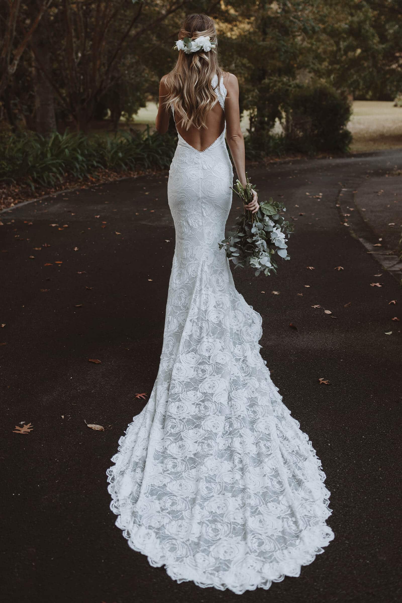 low back bridesmaid dress