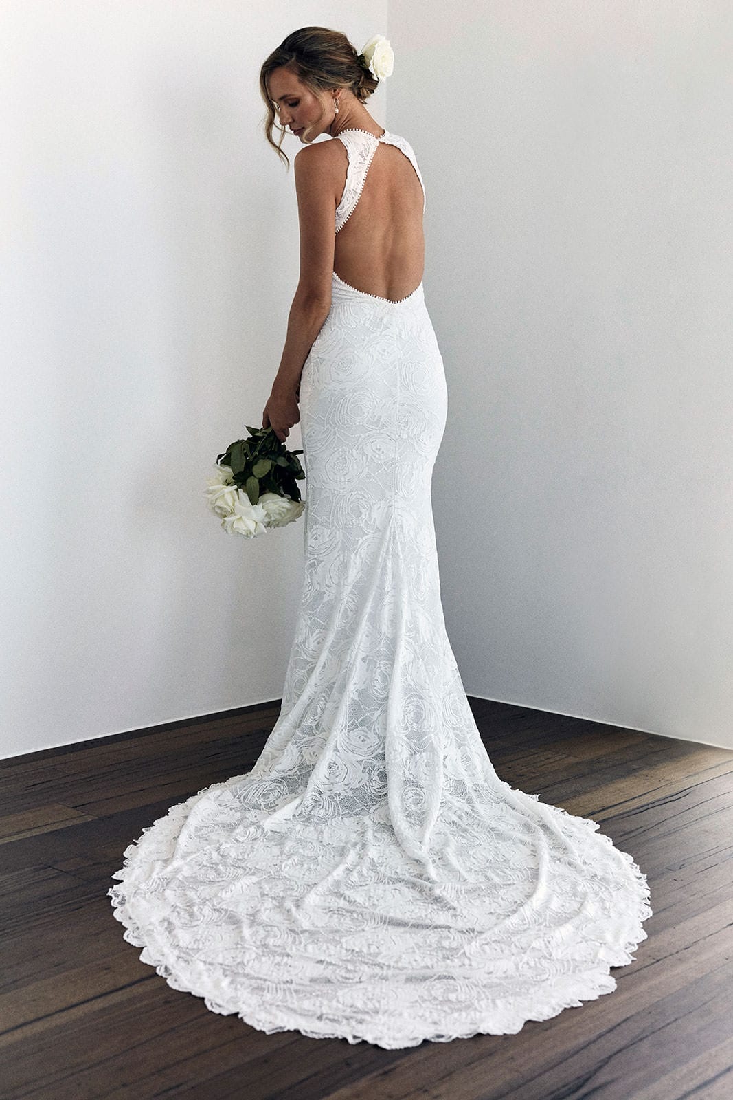 Alexandra Rose Gown | Lace Wedding Dress | Ready to Wear