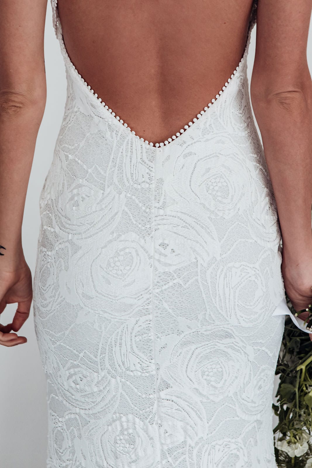 Alexandra Rose Gown, Lace Wedding Dress