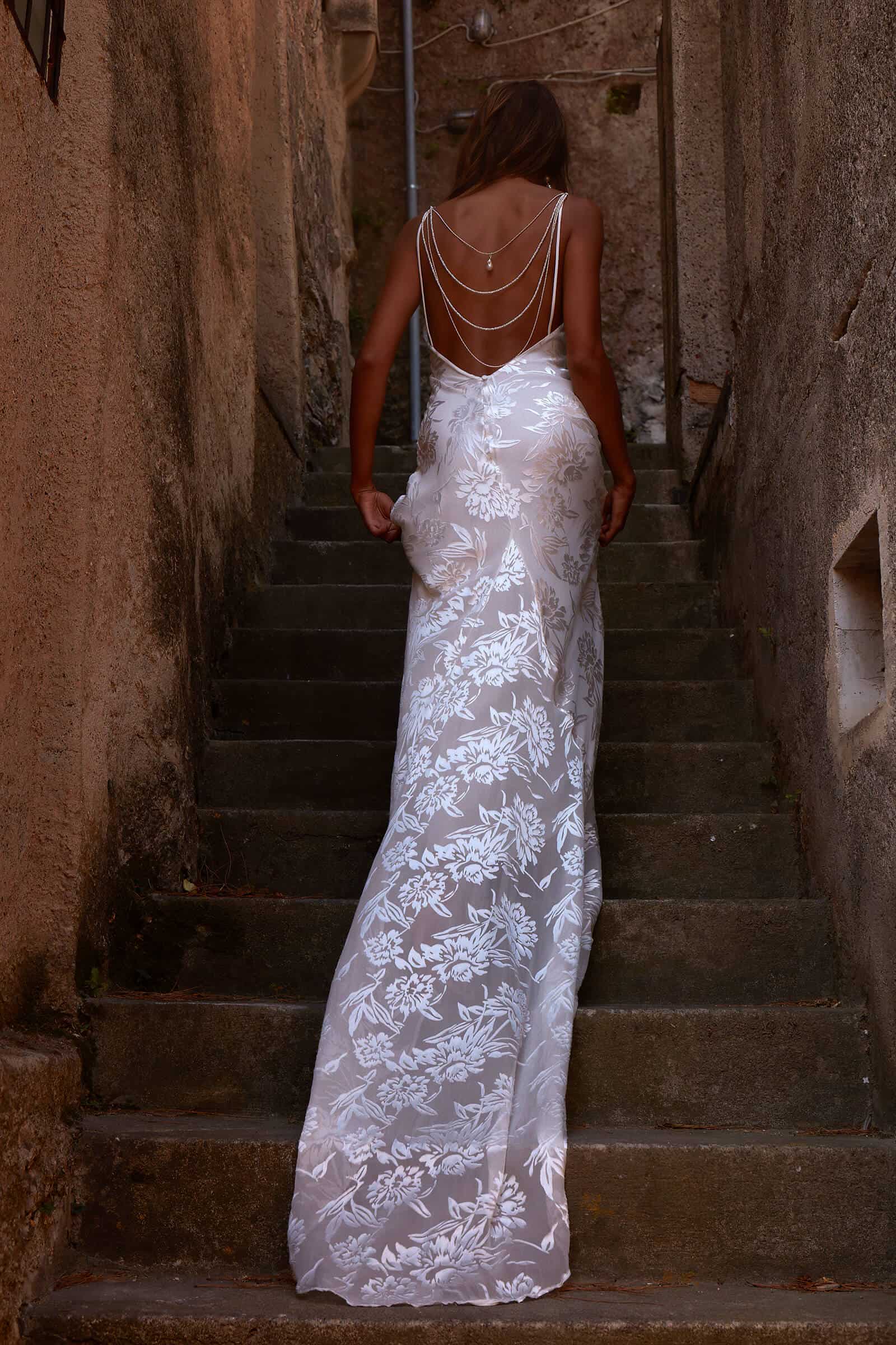 Loyola Silk Wedding Dress  Customized – Grace Loves Lace US