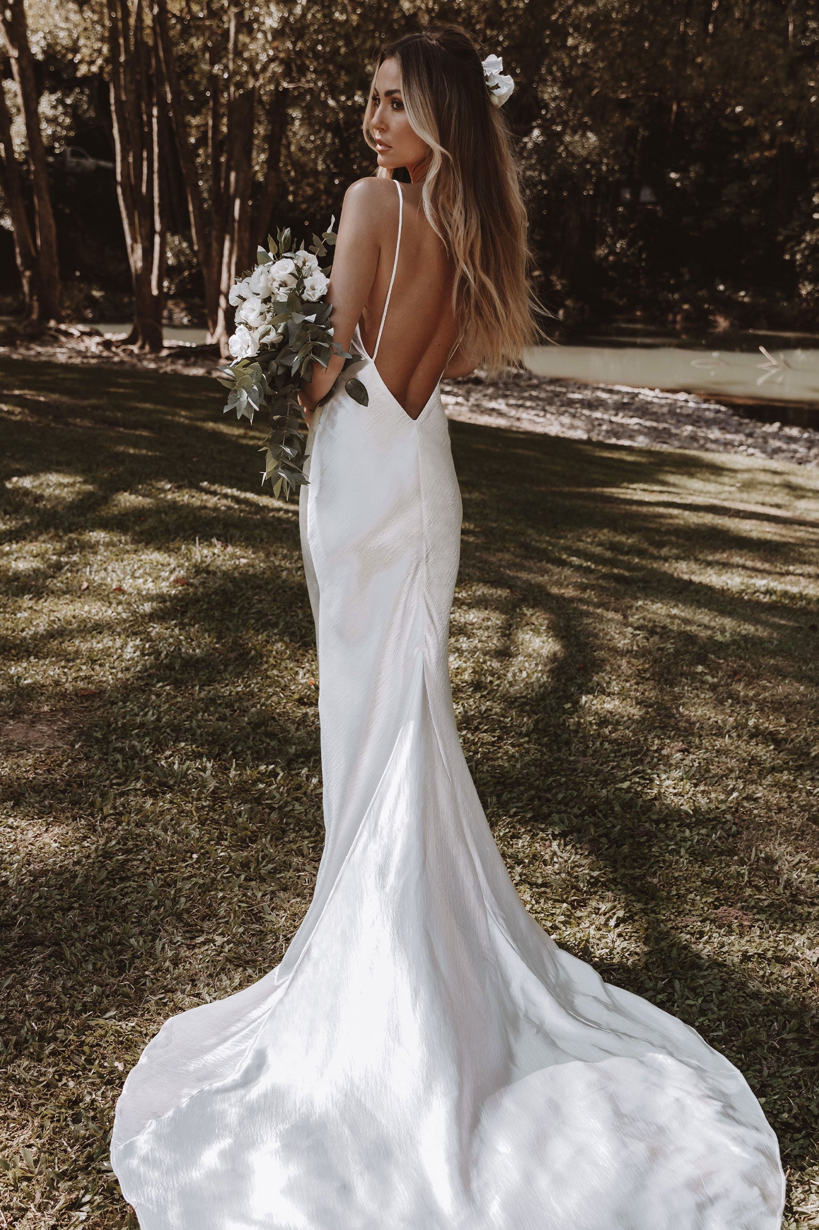 Oceania | Open Back Wedding Dress – Grace Loves Lace US