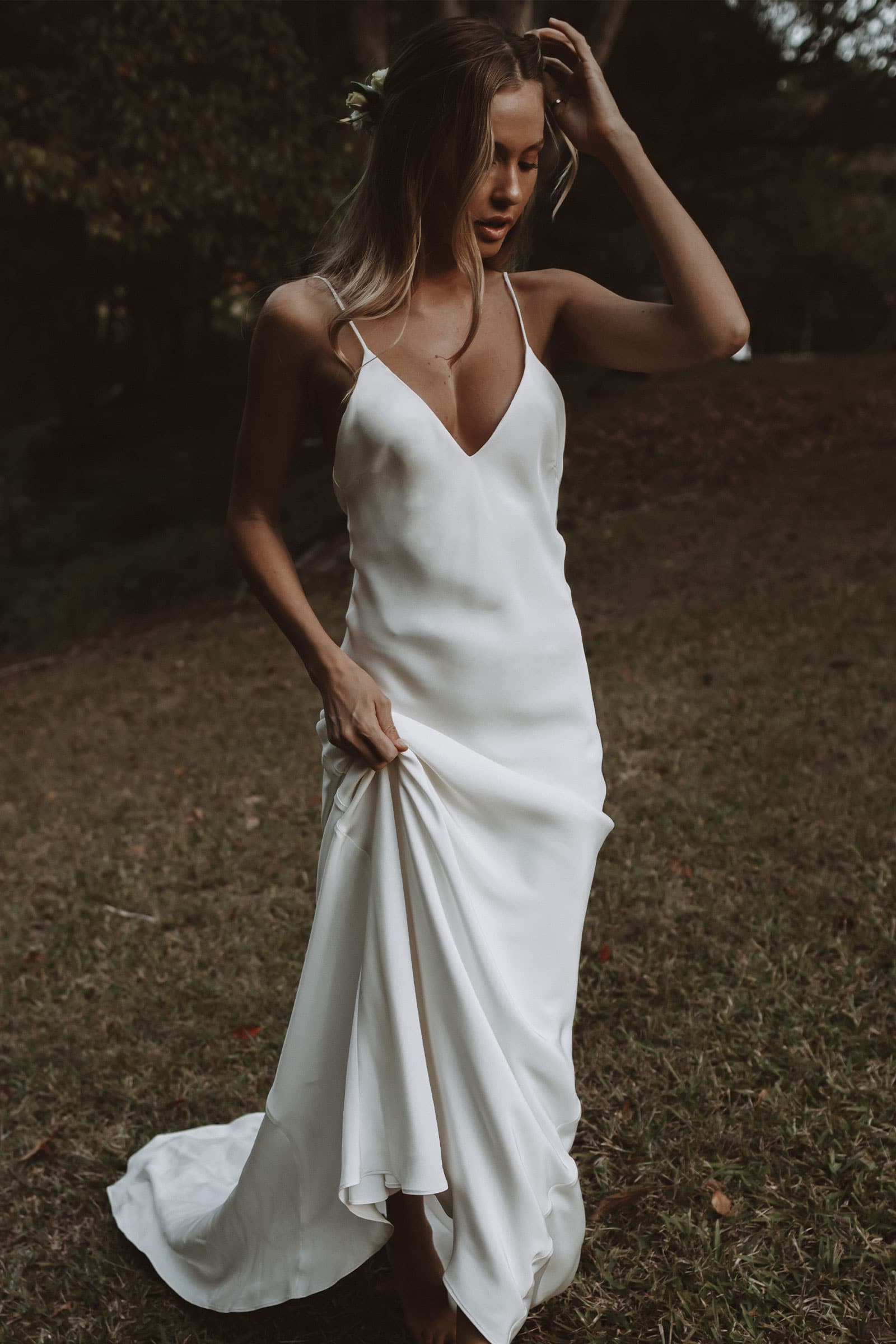 Summer, Silk Wedding Gown