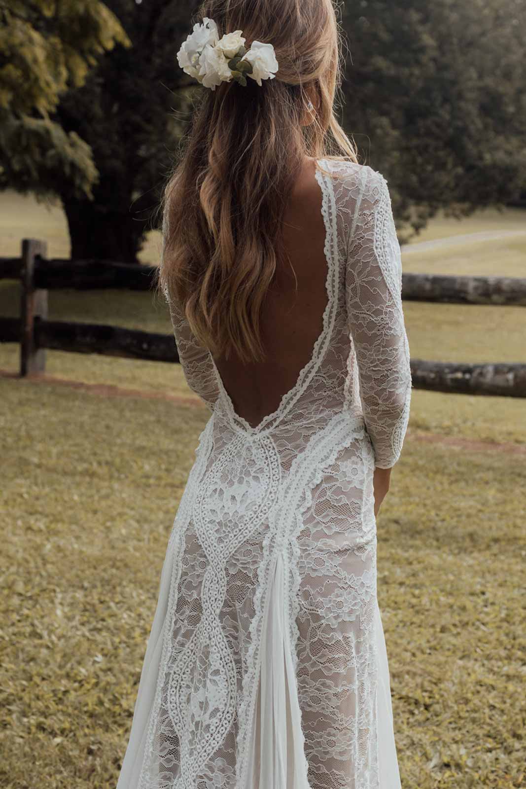 Inca | Low Back Wedding Dress Grace Loves Lace US Inca | Low Back Wedding Dress Grace Loves Lace US